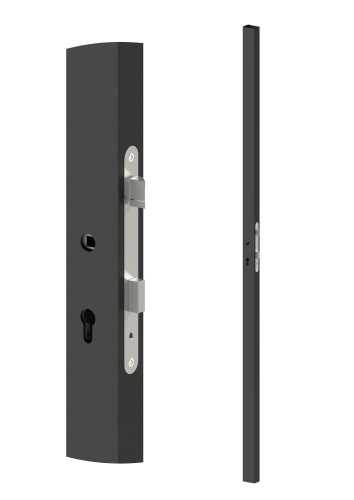 Profil 60x40x1,5 mm H-2000 mm se zámkem, vhodný pro rám branky, bez povrchové úpravy